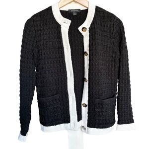 Ann Taylor | Geo Stitch Women's Sweater Jacket
